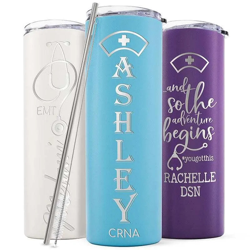Personalized Nurse Tumbler - GiftShire