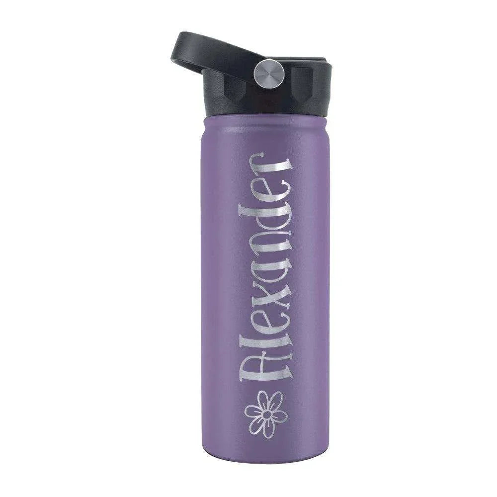 Custom Water Bottle for Children with Icon and Font - GiftShire