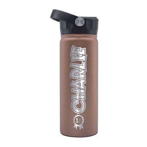 Custom Water Bottle for Children with Icon and Font - GiftShire