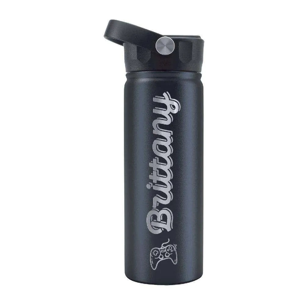 Custom Water Bottle for Children with Icon and Font - GiftShire