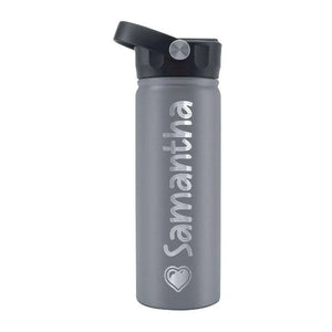Custom Water Bottle for Children with Icon and Font - GiftShire