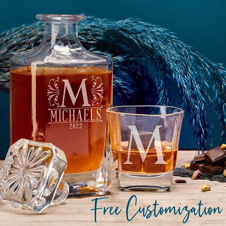 Square Whiskey Decanter - GiftShire