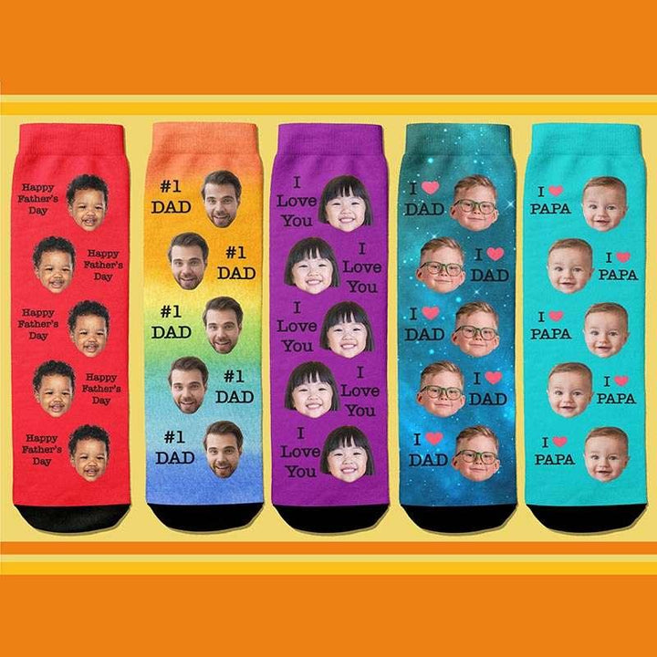 Custom Photo Face Socks - GiftShire