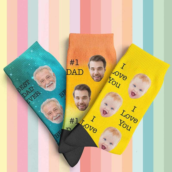 Custom Photo Face Socks - GiftShire