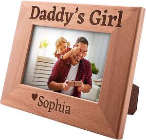 Christmas Gift for Dad, Daddy's Girl, Personalized Dad Picture Frame - GiftShire
