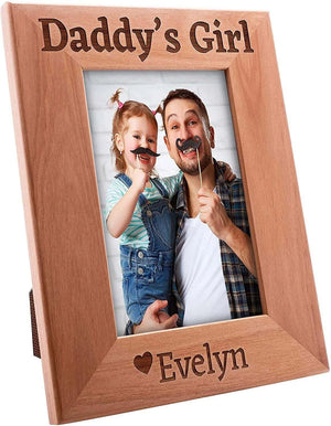 Christmas Gift for Dad, Daddy's Girl, Personalized Dad Picture Frame - GiftShire