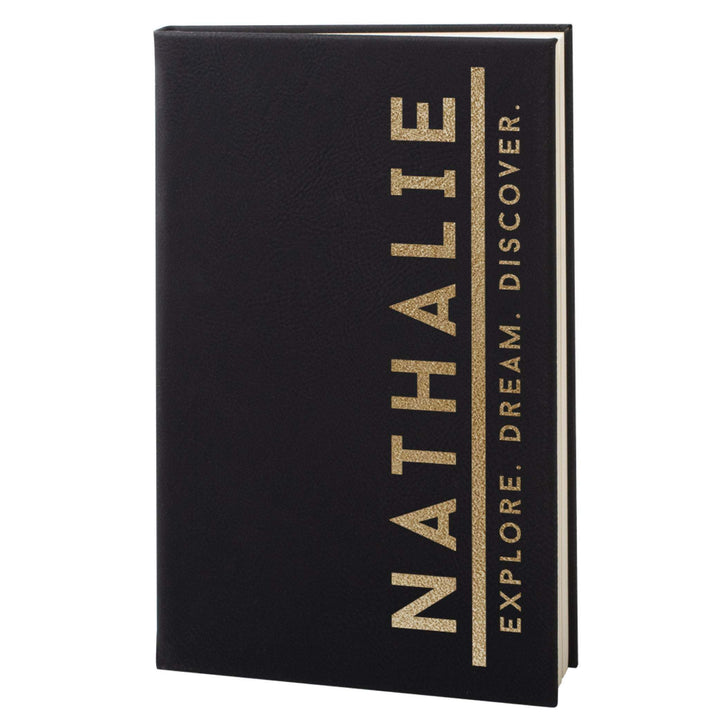 Explore. Dream. Discover. - Journals to Write In - Personalized Leatherette Notebooks | B07GL93BT9 - D2 - GiftShire