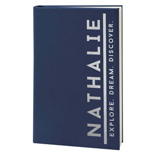 Personalized Leatherette Notebooks - Custom Notebooks, Gift for Him, Her - GiftShire