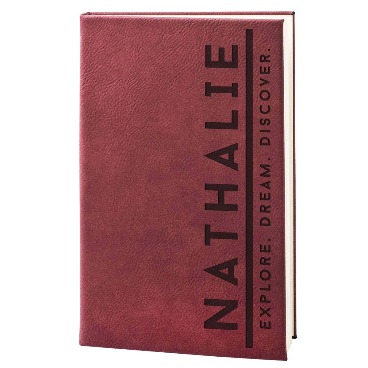 Personalized Leatherette Notebooks - Custom Notebooks, Gift for Him, Her - GiftShire