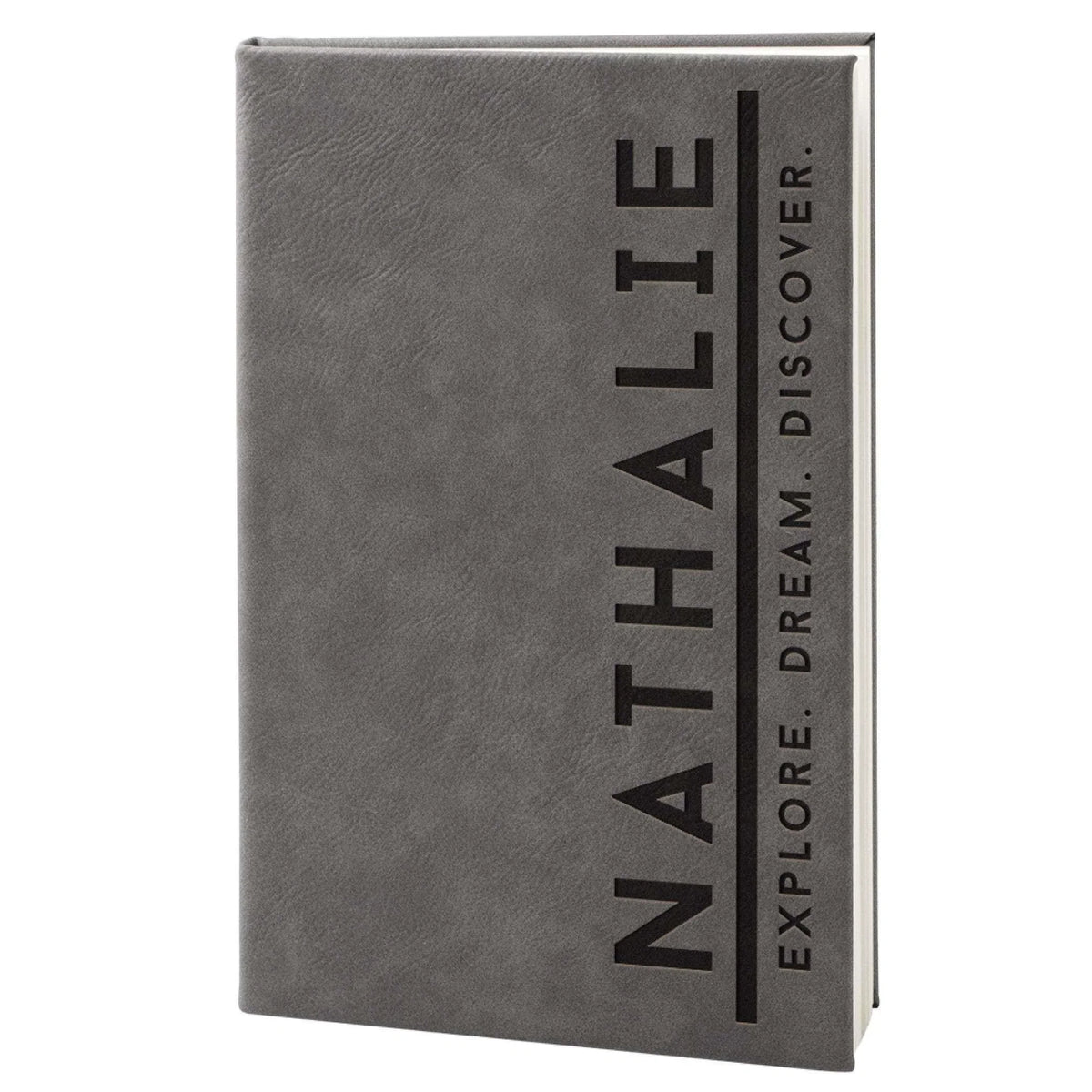 Personalized Leatherette Notebooks - Custom Notebooks, Gift for Him, Her - GiftShire