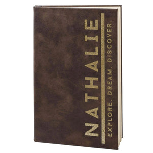 Personalized Leatherette Notebooks - Custom Notebooks, Gift for Him, Her - GiftShire