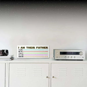 I am Their Father Sign, Christmas Gifts for Dad, Dad Wood Sign w/ Kids Names - GiftShire