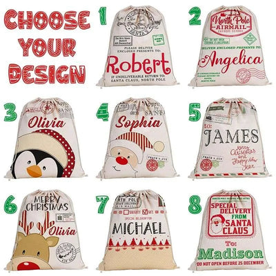 Custom Christmas Santa Sack - GiftShire