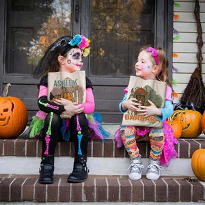 Halloween Tote Bag for Kids, Personalized Trick or Treat Tote Bag - GiftShire