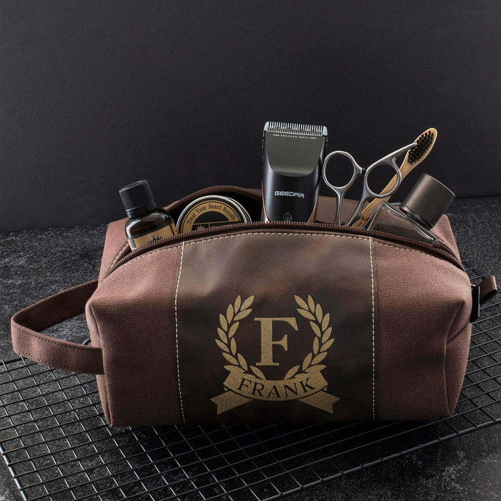 Personalized Toiletry Bag - Custom Branch Design Toiletry Bag, Gift for Him - GiftShire