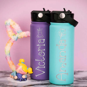 Kid's Water Bottle, Christmas Gift for Kids, Personalized Water Bottle - GiftShire