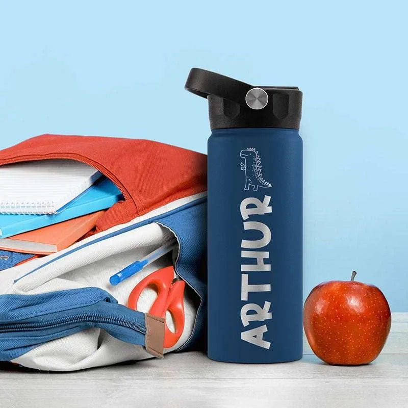 Kid's Water Bottle, Christmas Gift for Kids, Personalized Water Bottle - GiftShire