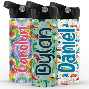 Kids Water Bottle for School, Custom Toddler Water Bottle for Children - GiftShire