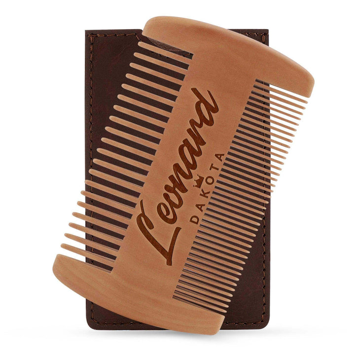 Personalized Engraved Beard Comb - GiftShire