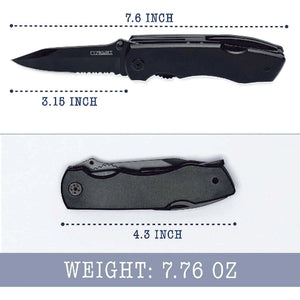 Laser Engraved Multitool Plier Knife, Custom Knife for Dad - GiftShire
