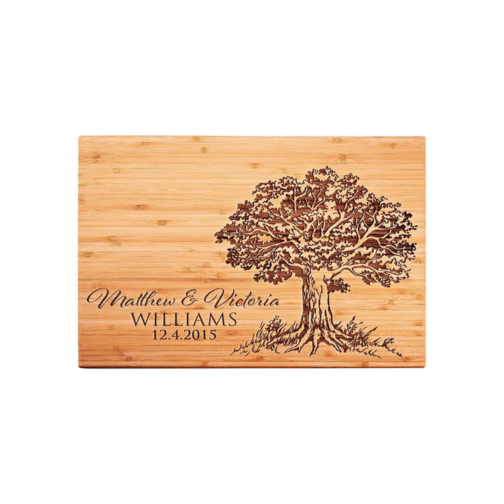 Love Tree - Personalized Cutting Board for Couples | B07631TB1B - D10 - GiftShire