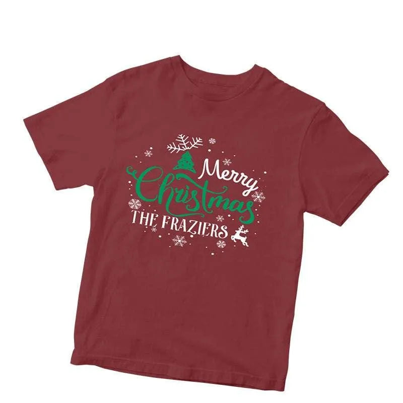 Personalized Christmas Shirt, Merry Christmas Shirt, Christmas Gift - GiftShire