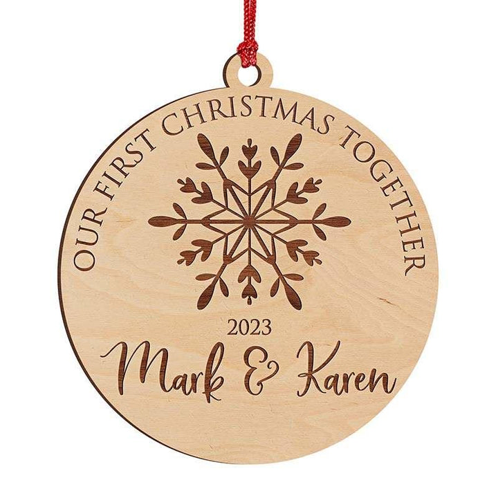 First Engaged Christmas Ornament - GiftShire