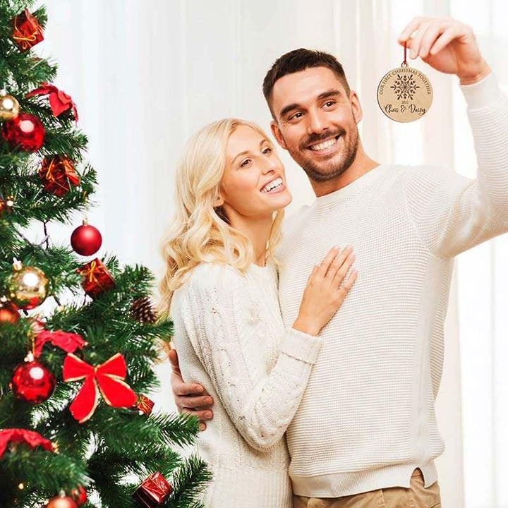 First Engaged Christmas Ornament - GiftShire