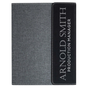 Personalized Business Padfolio - Custom Business Padfolio, Padfolio with Title - GiftShire