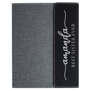 Personalized Portfolio, Custom Business Padfolio, Design 5 with Names - GiftShire