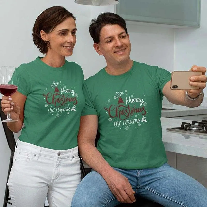 Personalized Christmas Shirt, Merry Christmas Shirt, Christmas Gift - GiftShire