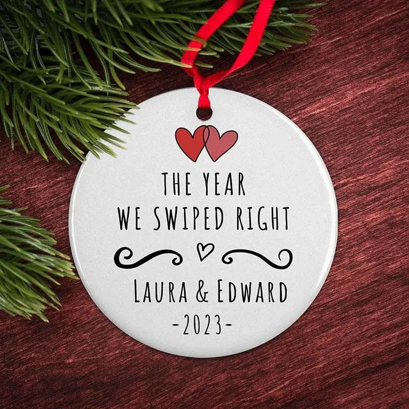 Online Dating Ceramic Ornament - GiftShire
