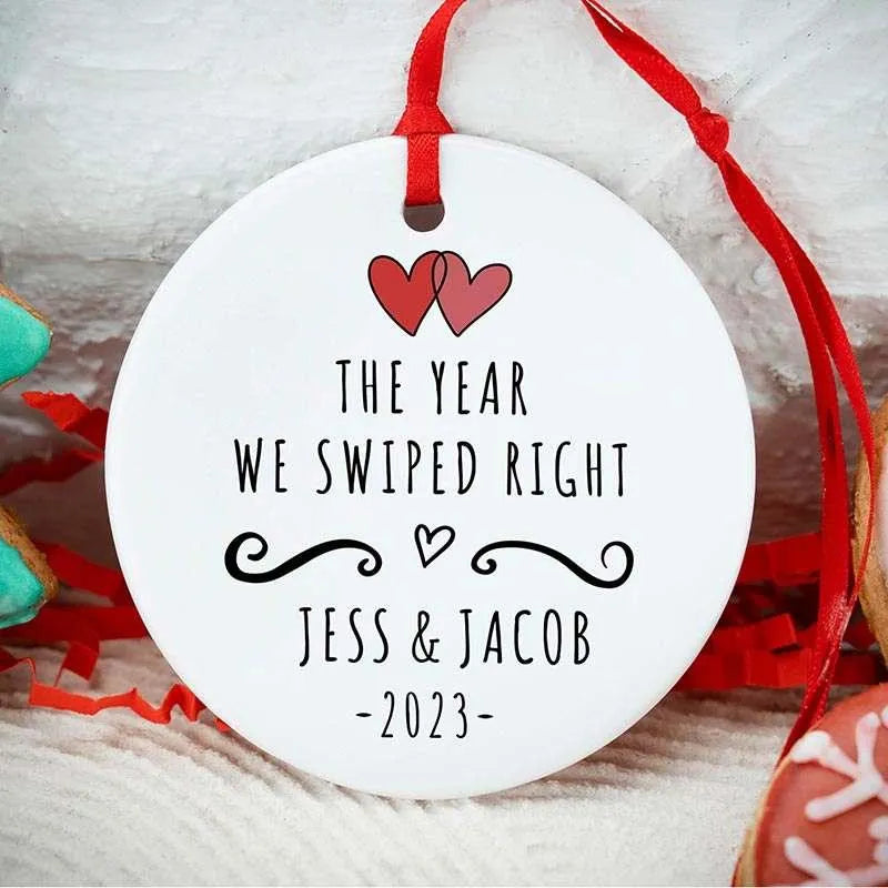 Online Dating Ceramic Ornament - GiftShire