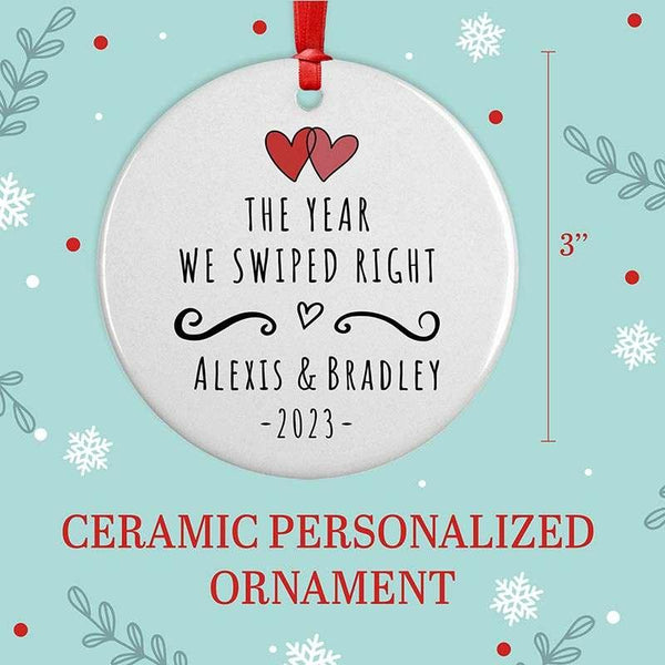 Online Dating Ceramic Ornament - GiftShire