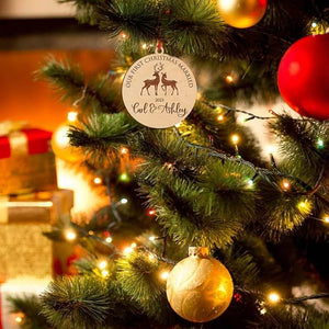 First Christmas Married ornament - GiftShire