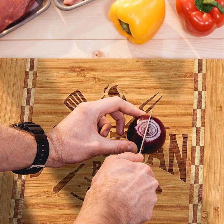 Personalized Dad Cutting Board, Christmas Gift for Dad, Gift for Him - GiftShire