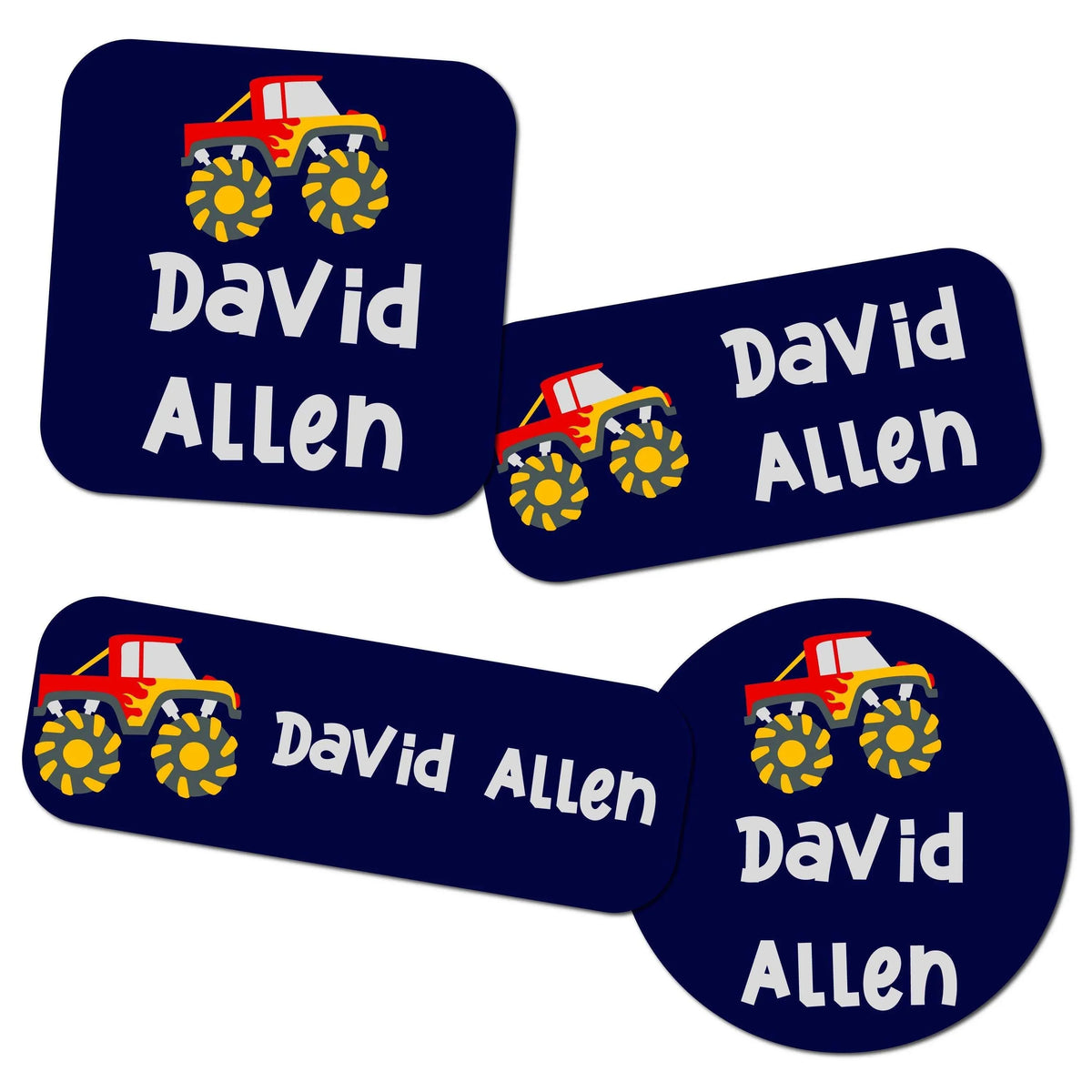 Personalized Daycare Labels for Kids, Custom Name Stickers Kids Labels - GiftShire
