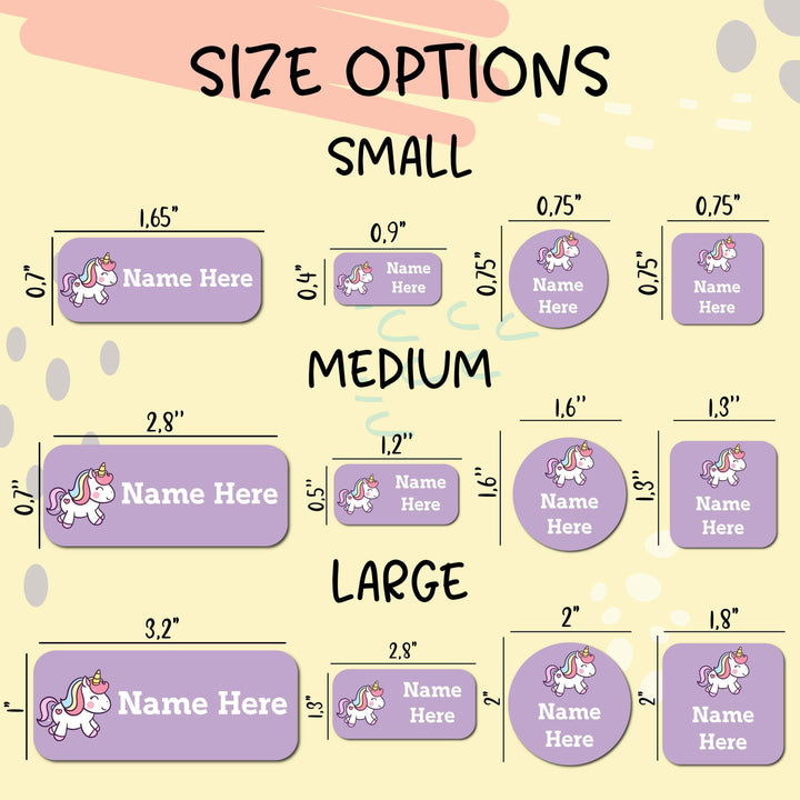 Personalized Daycare Labels for Kids, Custom Name Stickers Kids Labels | B0BD8M98CZ - GiftShire