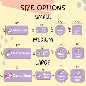 Personalized Daycare Labels for Kids, Custom Name Stickers Kids Labels - GiftShire