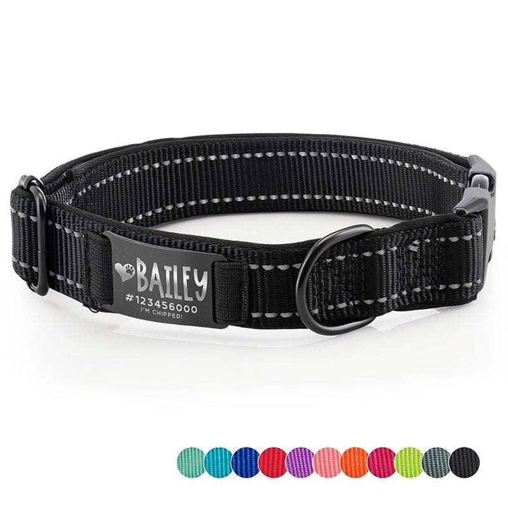 Dog Collar Personalized, Dog Collar with Name and Phone Number, Pet Collar - GiftShire