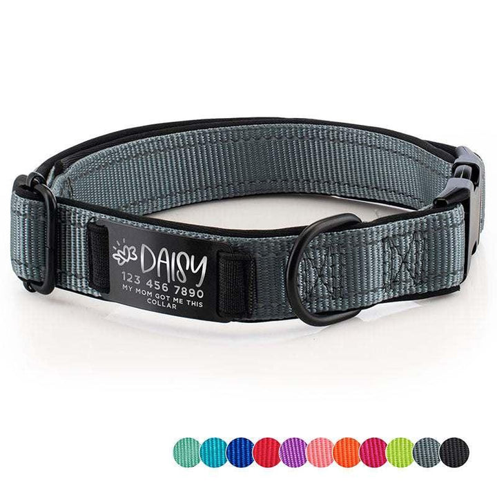 Dog Collar Personalized, Dog Collar with Name and Phone Number, Pet Collar - GiftShire