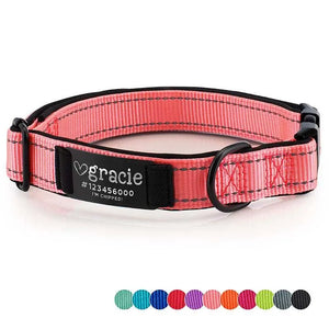 Dog Collar Personalized, Dog Collar with Name and Phone Number, Pet Collar - GiftShire
