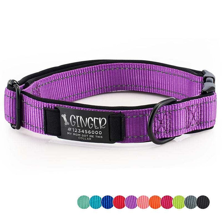 Dog Collar Personalized, Dog Collar with Name and Phone Number, Pet Collar - GiftShire