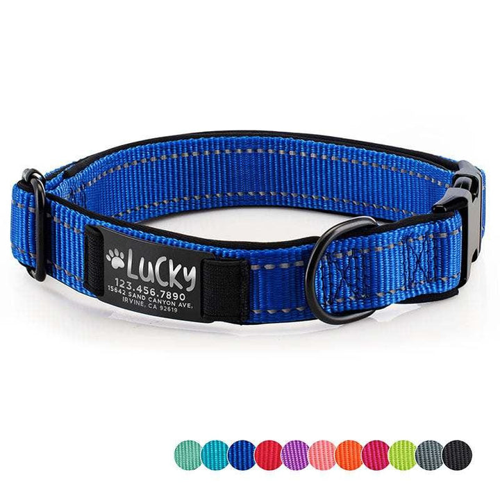 Dog Collar Personalized, Dog Collar with Name and Phone Number, Pet Collar - GiftShire