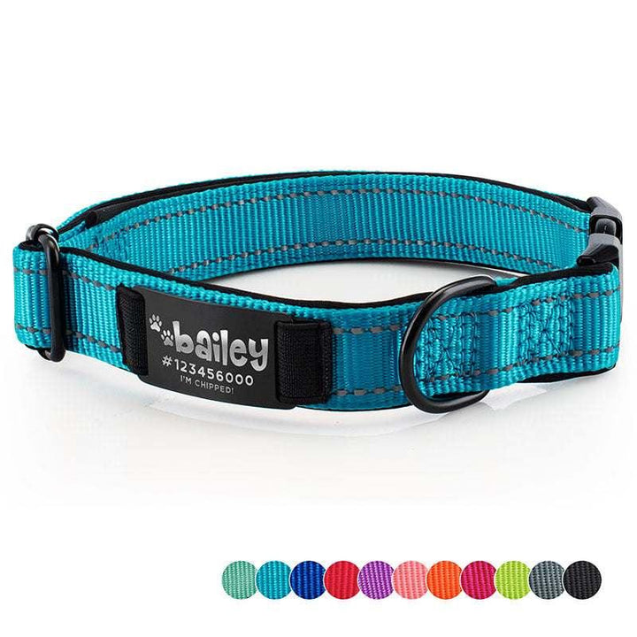 Dog Collar Personalized, Dog Collar with Name and Phone Number, Pet Collar - GiftShire