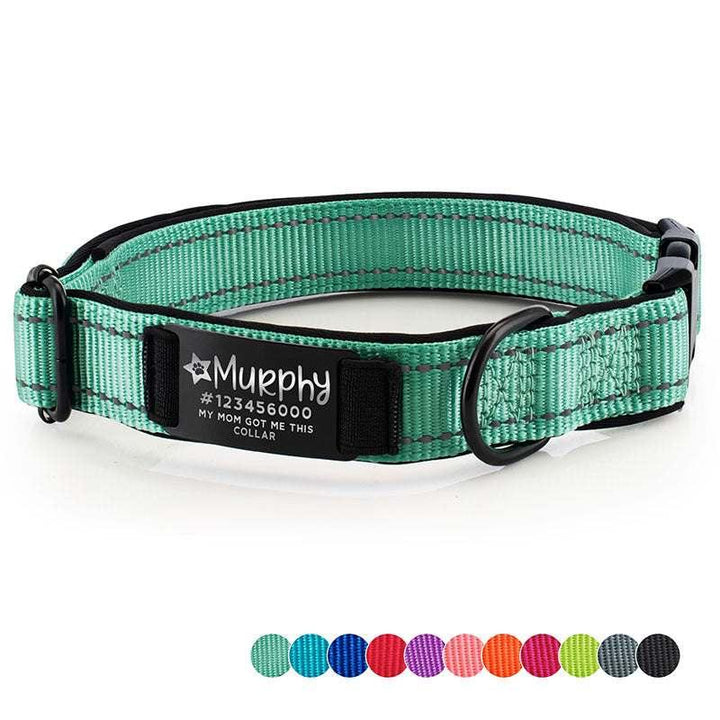 Dog Collar Personalized, Dog Collar with Name and Phone Number, Pet Collar - GiftShire