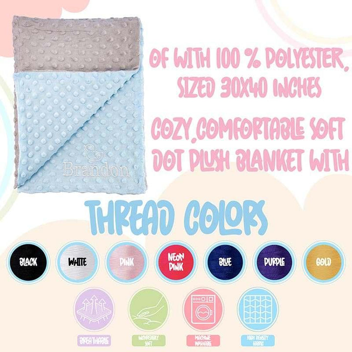 Personalized Embroidered Baby Blanket - GiftShire