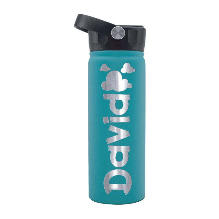 Custom Water Bottle for Children , Back to School, Kids - Personalized Kids Water Bottle | B099655G2Q - ICON&FONT - GiftShire