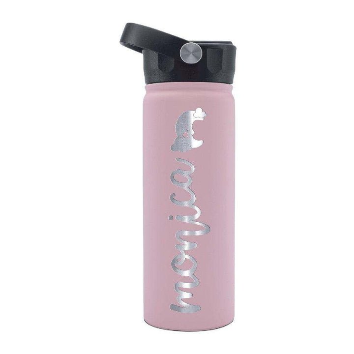 Custom Water Bottle for Children , Back to School, Kids - Personalized Kids Water Bottle | B099655G2Q - ICON&FONT - GiftShire