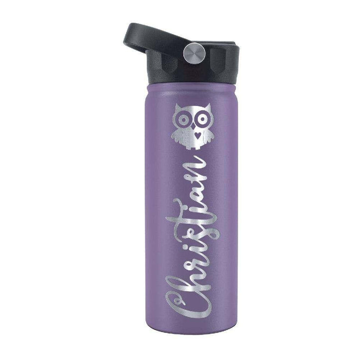 Custom Water Bottle for Children , Back to School, Kids - Personalized Kids Water Bottle | B099655G2Q - ICON&FONT - GiftShire